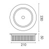 Foco Downlight LED Cob Point 30W  6000K