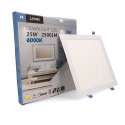 Panel LED Cuadrado Serie Slim 25W  4500K