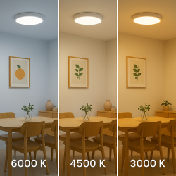 Panel de Superficie Serie Slim Circular 25W  6000K