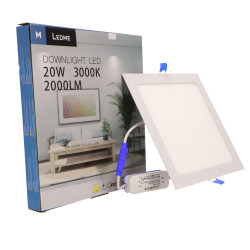 Panel LED Cuadrado Serie Slim 20W  4500K