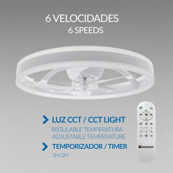 Ventilador de techo LED Verona CCT  CCT