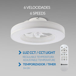 Ventilador de techo LED Venecia CCT  CCT