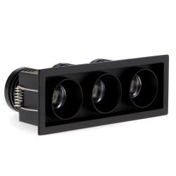Foco LED Mini Black Fix Square 15W CCT  CCT