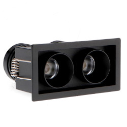 Foco LED Mini Black Fix Square 10W CCT  CCT