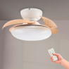 Ventilador de techo LED Wood Mushroom Ø72,5 cm  CCT