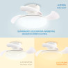 Ventilador de techo LED White Mushroom Ø72,5 cm  CCT