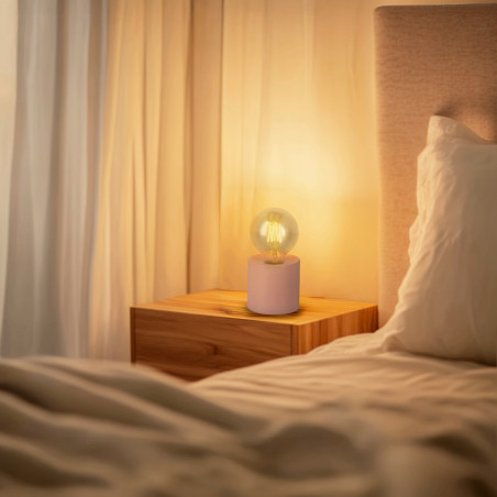 Lampara Led de sobremesa Pink Ditadi  2500K