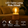 Lampara Led de sobremesa Pink Ditadi  2500K