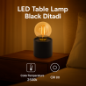 Lampara Led de sobremesa Black Ditadi  2500K