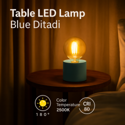 Lampara Led de sobremesa Blue Ditadi  2500K
