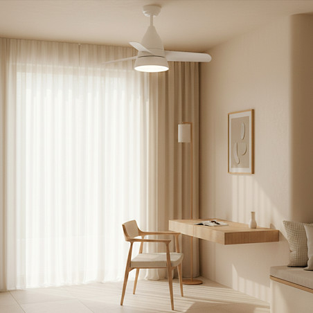 Ventilador de techo LED White Silence - DSC  CCT