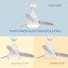 Ventilador de techo LED White Silence - DSC  CCT