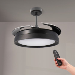 Ventilador de techo LED Black II Yeray Ø107 cm - DSC  CCT