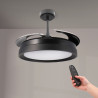 Ventilador de techo LED Black II Yeray Ø107 cm - DSC  CCT