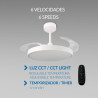 Ventilador de techo LED Coal Ø108 cm  CCT
