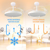Ventilador de techo LED Coal Ø108 cm  CCT