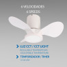 Ventilador de techo LED Nature - DSC  CCT