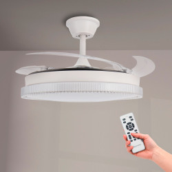 Ventilador de techo LED White Diamond Ø106 cm - DSC  CCT