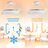 Ventilador de techo LED White Diamond Ø106 cm - DSC  CCT