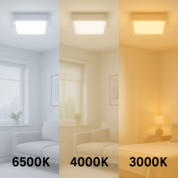 Panel de Superficie Serie Eco Cuadrado 15W  6500K