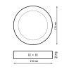 Panel de Superficie Serie Eco Circular 15W  6500K