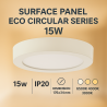 Panel de Superficie Serie Eco Circular 15W  4000K
