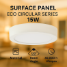 Panel de Superficie Serie Eco Circular 15W  4000K