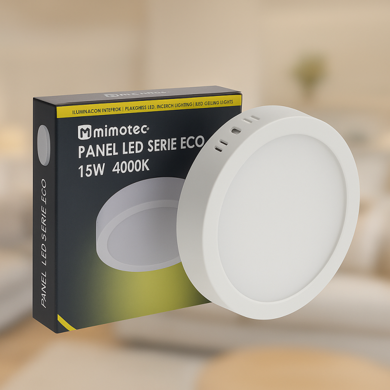 Panel de Superficie Serie Eco Circular 15W  3000K