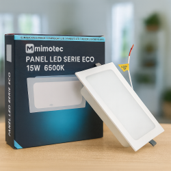 Downlight LED Cuadrado Serie Eco 15W  4000K