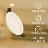 Downlight LED Circular Serie Eco 15W  4000K