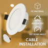 Downlight LED Circular Serie Eco 6W  3000K