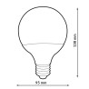 Bombilla LED E27 G95 18W  6500K