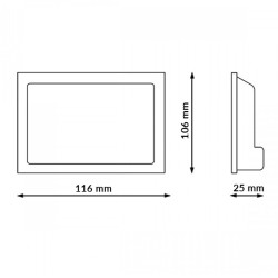 Foco Proyector Led Serie Dome 20W  4000K