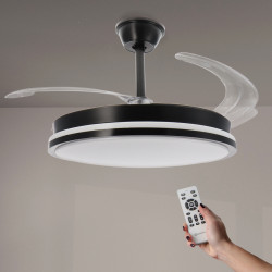 Ventilador de techo LED Black Count Ø107 cm - DSC  CCT