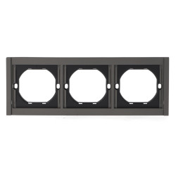Marco PC para 3 Módulo CC-TR  Gris