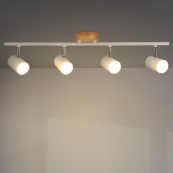 Lámpara de Techo Serie Wood 4 Focos GU10
