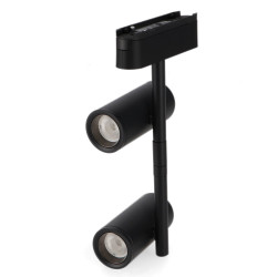 Foco LED Atlaf Serie 5mm 16W para carril magnético Negro 42V  CCT