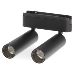 Foco LED Mildean Serie 5mm 14W para carril magnético Negro 42V  CCT