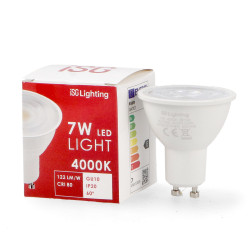 Bombilla LED GU10 Smd Plus 7W 60º  4000K