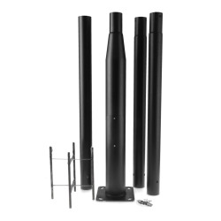 Columna para Farola 3,7M Desmontable Negro