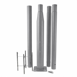 Columna para Farola 3,7M Desmontable Gris