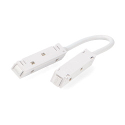 Conexión doble para carril magnético Serie 16mm  Blanco