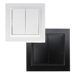 Interruptor Doble Conmutado - EP  Negro