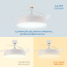 Ventilador de techo LED Messe ø107 Cm  CCT