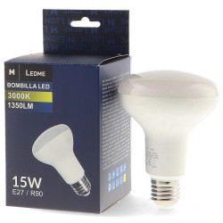 Bombilla LED E27 R90 15W  6000K