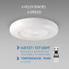 Ventilador de techo LED Aero -DSC  CCT