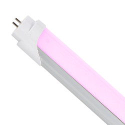 Tubo de LED T8 1200 mm Ekran 17W Rosa Conexión Un Lateral  Rosa