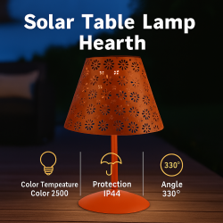 Lampara Led Solar de sobremesa Hearth  2500K