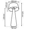Lampara Led Solar de sobremesa House  3000K