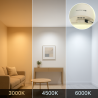 Regleta LED 600 mm Batten 20W CCT  CCT